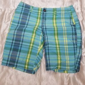 Plaid Bermuda Shorts